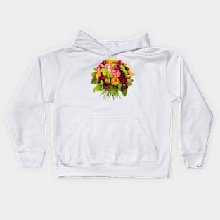 Glorious Bouquet of Green and Purple Flowers and More Kids Hoodie